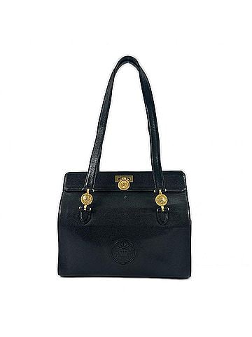 Versace VERSACE Versace Sunburst Medusa Tote Bag Leather Black Women's (G-Hardware) (view 1)