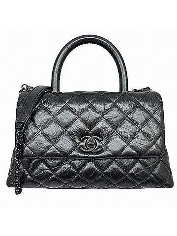 Chanel CHANEL Matelassé XS Aged Calfskin Metallic Gray with Black Hardware A92990 Shoulder Bag Handbag for Women (view 1)