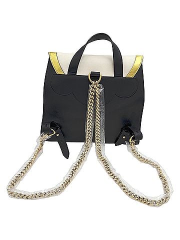 Gucci GUCCI GG Pearl Tricolor Bag, Faux Backpack, Leather, Black, 432270, Women's (view 2)