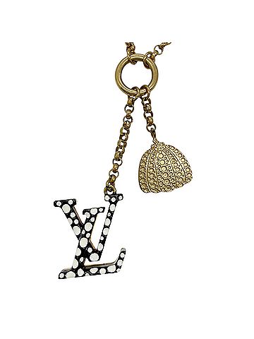 Louis Vuitton LOUIS VUITTON Louis Vuitton Collier LV Iconic Dot Necklace Pumpkin Yayoi Kusama M01079 GP Women's (view 1)