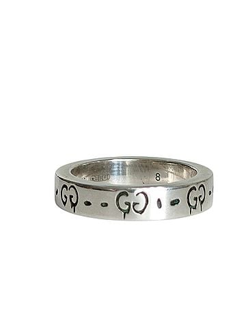 Gucci GUCCI 925 Ghost Skull Ring, Silver, Men's and Women's Accessory (view 2)