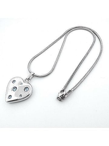 Yves Saint Laurent YVES SAINT LAURENT Vintage Heart Necklace SV925 (view 1)