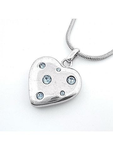 Yves Saint Laurent YVES SAINT LAURENT Vintage Heart Necklace SV925 (view 2)