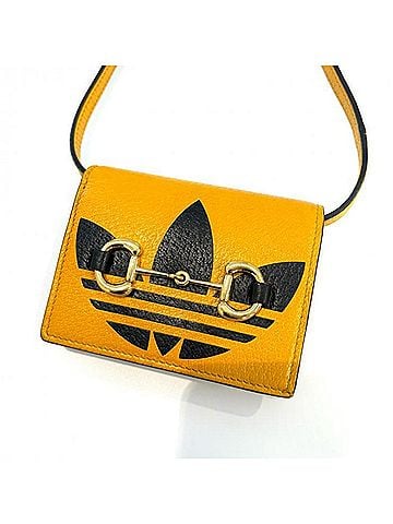 Gucci GUCCI × adidas Collaboration Horsebit Mini Shoulder Wallet (Gucci) (view 1)