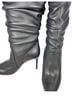 Michael Kors 100% Leather Solid Black Boots Size 8 - photo 2