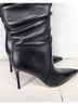 Michael Kors 100% Leather Solid Black Boots Size 8 - photo 7