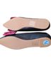 Jack Rogers 100% Leather Plaid Red Black Flats Size 7 1/2 - photo 2