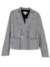 MICHAEL Michael Kors Stripes Blue White Blazer Size 8 - photo 1