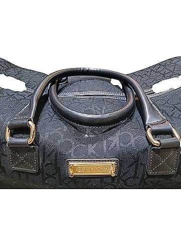 Calvin Klein Leather Weekender (view 2)