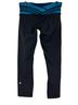 Lululemon Athletica Black Teal Leggings Size 4 - photo 2