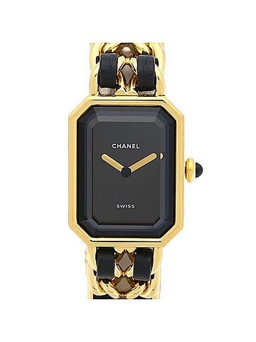 Chanel CHANEL Premiere S size H0001 483011001 Women's Watch GP (Gold Plated) x Leather 130523 (view 2)