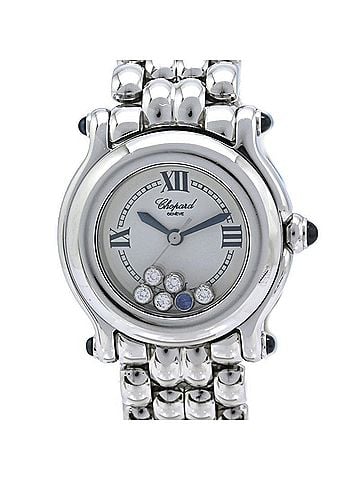 Chopard Chopard Happy Sport Diamond Sapphire 27 8250-23 Women's Watch Stainless Steel 40512 (view 2)