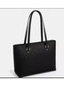 Coach 100% Leather Black Leather Tote One size - photo 6