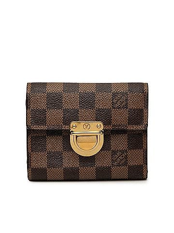 Louis Vuitton Louis Vuitton Damier Portefeuille Koala Tri-fold Wallet N60005 Brown Leather Women's LOUIS VUITTON (view 1)