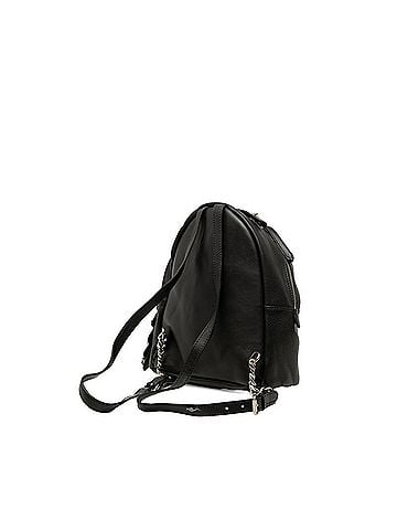 Fendi Fendi By The Way Flower Bijou Backpack 8BZ038 Black Leather Women's FENDI (view 2)