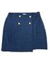 Ann Taylor LOFT 65% Polyester 35% Acrylic 100% Polyester Tweed Blue Casual Skirt Size 10 - photo 1