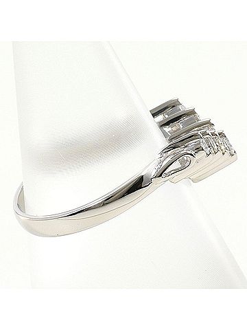 Unbranded PT900 Platinum Ring with 0.22ct Diamond, Total Weight 3.0g, Jewelry (view 2)