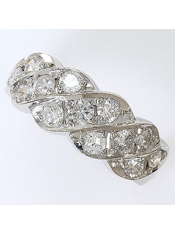 Unbranded PT900 Platinum Ring, 1 Diamond, 1.00ct, Total Weight 6.3g, Jewelry (view 1)