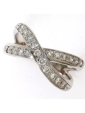Unbranded 18K (18-karat white gold) ring with 0.30ct diamond, total weight 3.4g. Jewelry. (view 1)