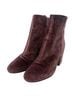 Sam Edelman Floral Purple Ankle Boots Size 8 1/2 - photo 1