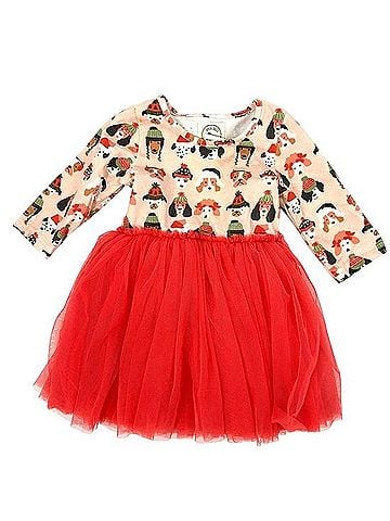 Taylor Joelle Puppies Dogs Holiday Dress Casual Dress (view 1)