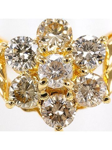 Unbranded 18K (18-karat) Yellow Gold Ring, 1 Diamond, 1.00ct, Total Weight 3.5g, Jewelry (view 2)