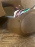 G.I.L.I. Blue Gold Heels Size 9 - photo 7