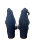 G.I.L.I. Blue Gold Heels Size 9 - photo 2