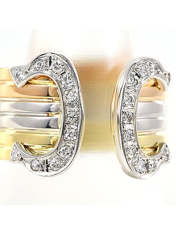 Unbranded PT900 Platinum 18K YG Yellow Gold Ring, 1 Diamond 0.20ct, Total Weight 8.8g, Jewelry (view 2)