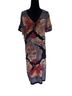 Burning Torch Floral Multi Color Casual Dress Size XS - photo 1