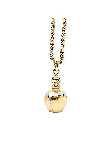 Christian Dior Christian Dior Dior Perfume Bottle Motif Necklace, Gold Plated, Women's (view 1)