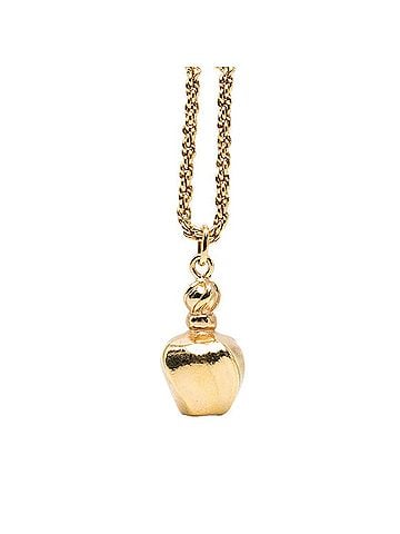 Christian Dior Christian Dior Dior Perfume Bottle Motif Necklace, Gold Plated, Women's (view 2)