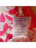 clothes 100% Polyester Floral Pink White Blouse Size XL - photo 5