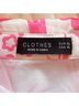 clothes 100% Polyester Floral Pink White Blouse Size XL - photo 3