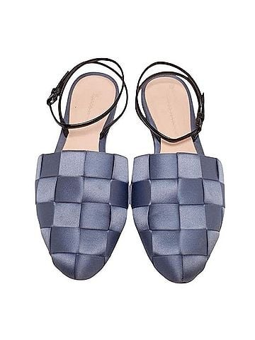 Marco De Vincenzo Basket Weave Flats (view 1)