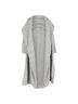 Max Mara 100% Wool Gray Max Mara Long Open Coat in Grey Wool Size 4 - photo 1