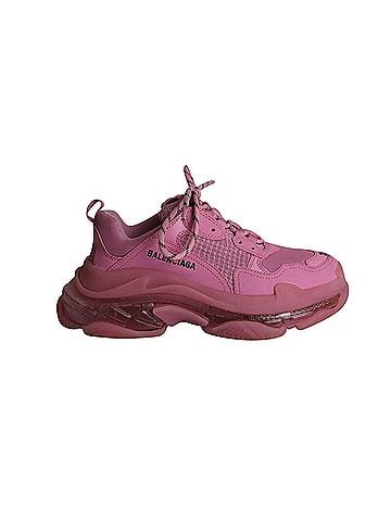 Balenciaga Balenciaga Triple S Sneakers in Pink Polyester (view 1)