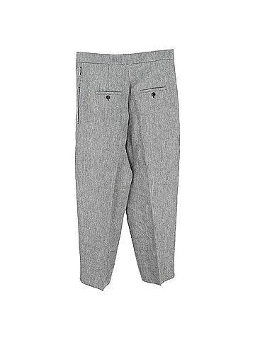 Max Mara Max Mara Trousers in Grey Linen (view 2)