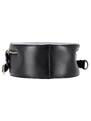 Jil Sander Jil Sander Small Drum Bag in Black Leather (view 2)