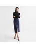 Reiss 100% Polyester 88% Polyester 12% Elastane Blue Formal Skirt Size 8 - photo 4