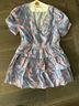 LoveShackFancy 100% Cotton Floral Blue Cocktail Dress Size XL - photo 3