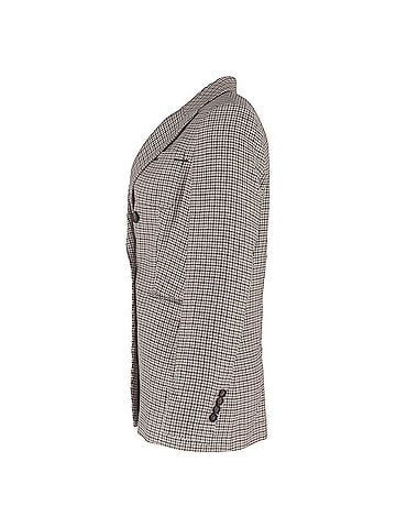 Brunello Cucinelli Brunello Cucinelli Houndstooth Double-Breasted Blazer in Beige Wool (view 2)