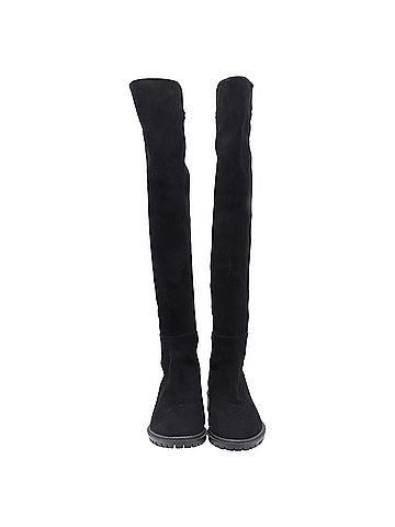 Stuart Weitzman Stuart Weitzman Knee-High Boots in Black Suede (view 2)