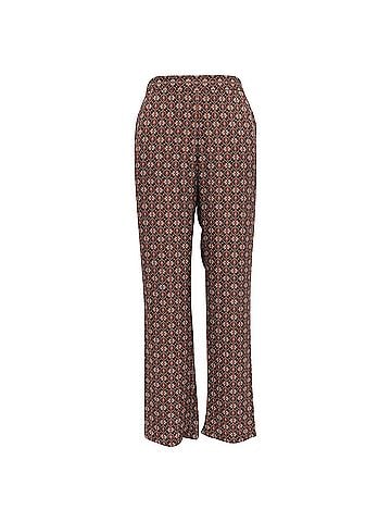 Theory Theory Printed Straight-Leg Trousers in Multicolor Silk (view 1)