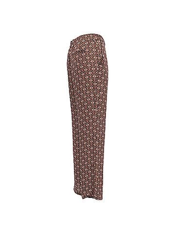 Theory Theory Printed Straight-Leg Trousers in Multicolor Silk (view 2)