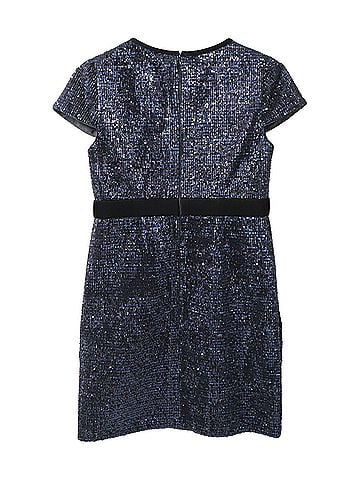 Maje Maje Glitter Mini Dress in Navy Blue Sequins (view 1)