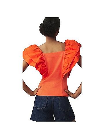 Anthropologie Sundays In Brooklyn Ruffle Top Tank Top (view 2)