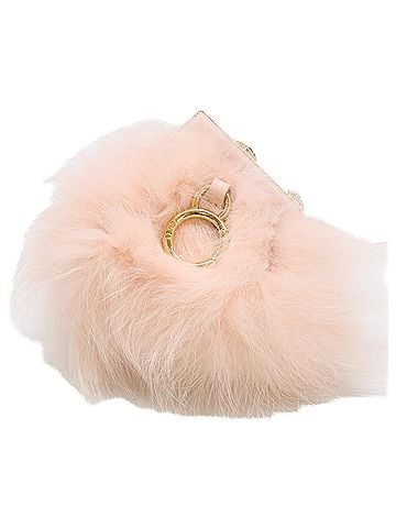 Fendi FENDI 7AS051 AL9E First Nano Fox Fur Chain Shoulder Pouch Bag Pink Women's (view 2)