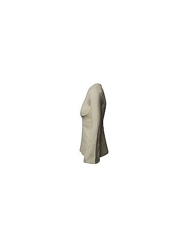 Stella McCartney Stella McCartney Peplum Top in Cream Wool (view 2)