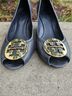 Tory Burch Black Wedges Size 11 - photo 3